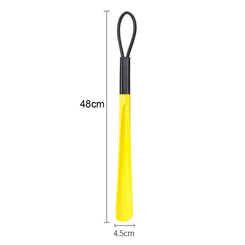 1pc Extra long flexible plastic shoe horns do not require bending durable shoe spoons for pregnant women wearing shoe assistants - Acros