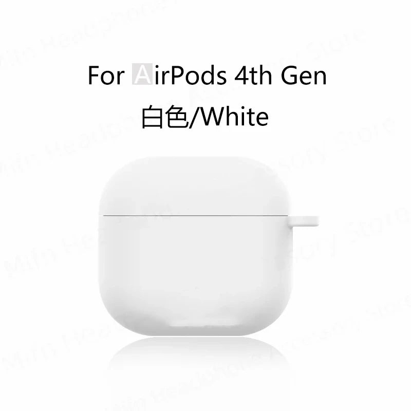 For AirPods 4th Accessories Case 2026 Soft Silicone Shockproof Protective Case For AirPod 4 with Active Noise Cancellation Cover - Acros