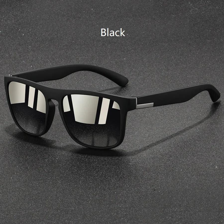 Fashion Vintage Square Sunglasses Men Women Fishing Driving Man Luxury Brand Designer Sun Glasses Anti-Glare Retro Eyewear - Acros