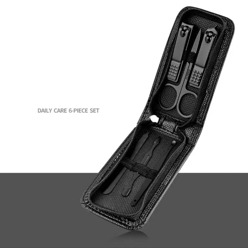 Nail Scissors Set Household High End Mens And Womens Special Nail Clippers Manicure Beauty Tools 6 Piece Portable Household - Acros