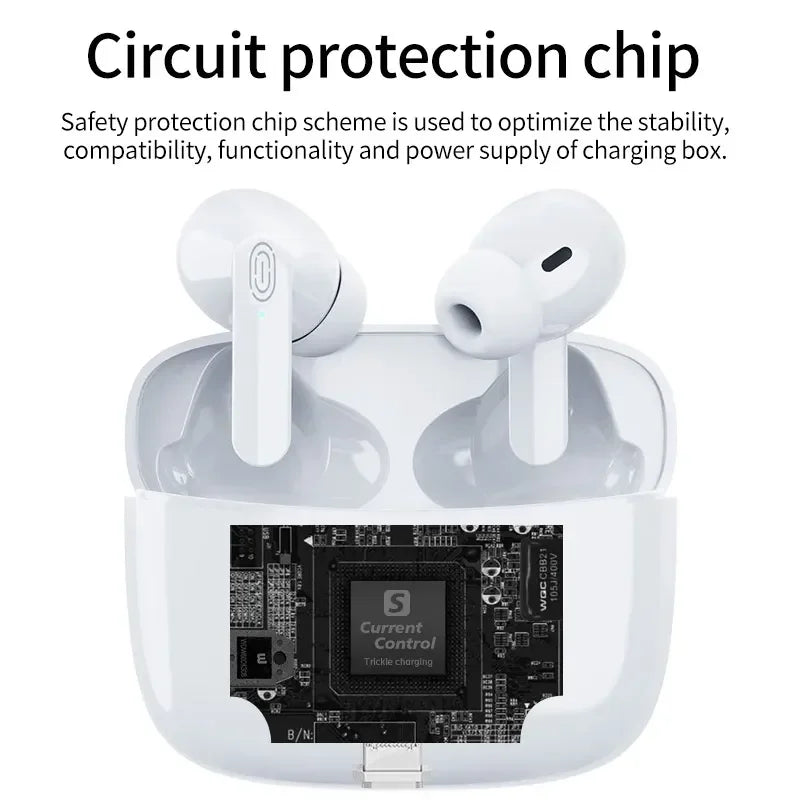 TWS Wireless Earphone Sound Noise Cancelling Air Pro Earphone Bluetooth Earbuds Touch Control Headphones Super Pods - Acros