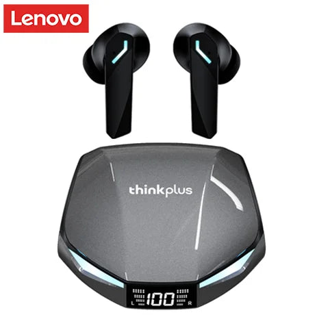 New Lenovo XT53 Wireless Upgrade Bluetooth 5.4 Earphones LED Digital Display Waterproof Headphones Low Latency Gaming Earbuds - Acros