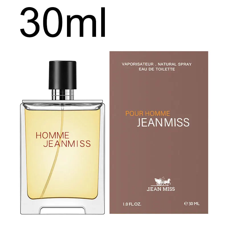 JEAN MISS Men's Fresh Energetic Spicy Fougere Cologne Long-Lasting Earthy Woody Parfum 50ml/100ml for Romantic Dating Deodorants