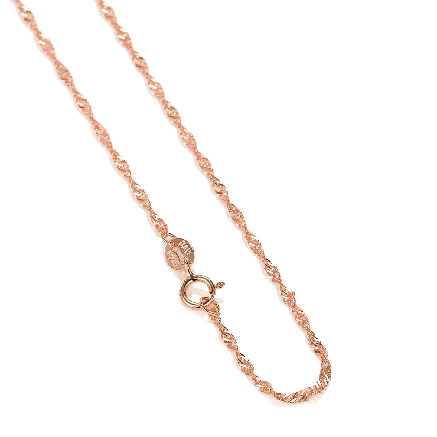 Silver Thin Chain, Gold Plated Necklace Fine Jewelry - Acros