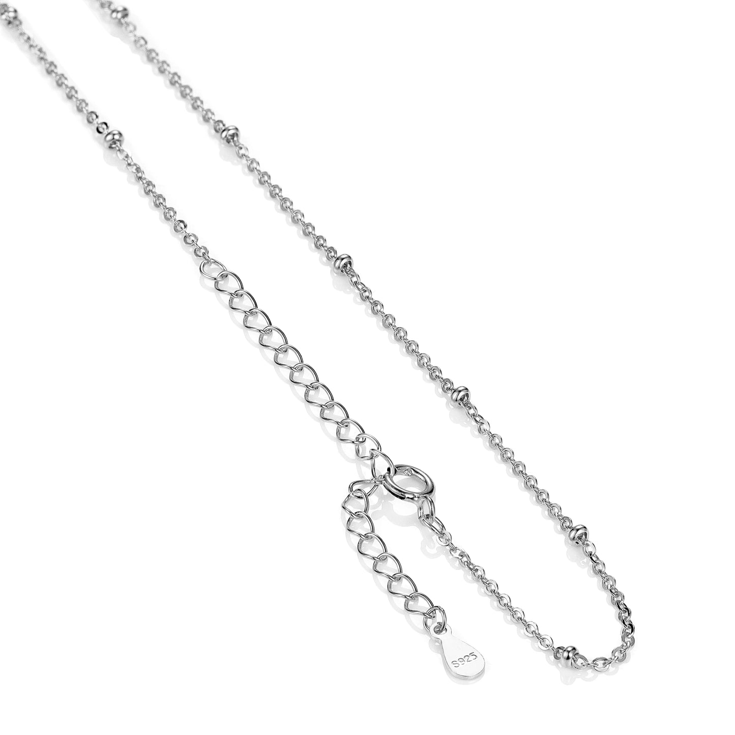 Silver Thin Chain, Gold Plated Necklace Fine Jewelry - Acros