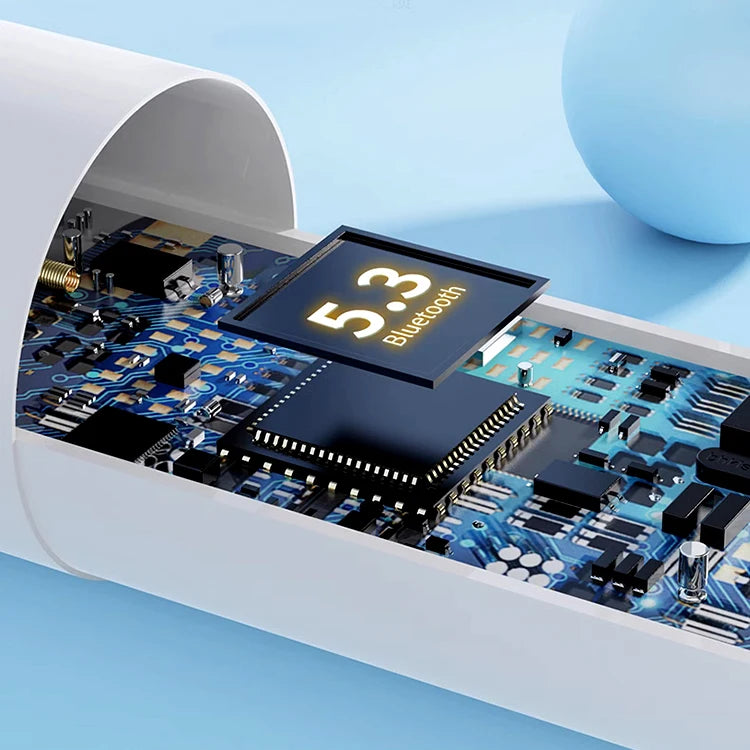 US Warehouse T02 Bt V5.3 EDR Wireless Earbuds Earphones Led Display Waterproof in Ear Noise Reduction Phone Eletronic Headphones - Acros