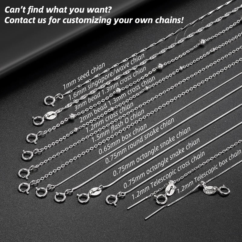 Silver Thin Chain, Gold Plated Necklace Fine Jewelry - Acros