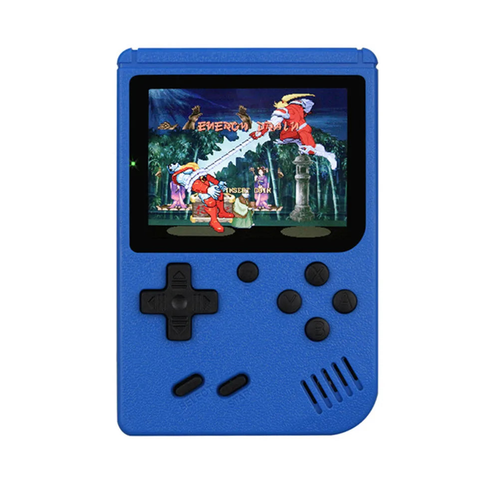 400 In 1 MINI Games Handheld Game Players Portable Retro Video Console Boy 8 Bit 3.0 Inch Color LCD Screen Games - Acros