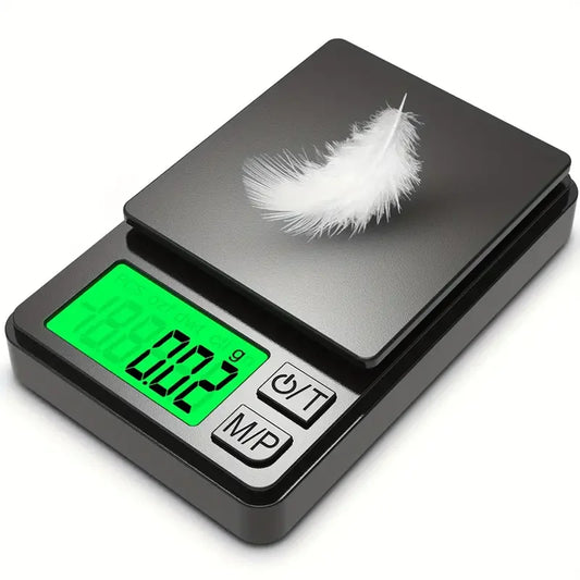 Precision Pocket Scale 1000g X 0.01g - Digital Gram, Food, Jewelry, Ounces/Grains Scale with Backlit LCD - Mini Scale for Travel - Acros