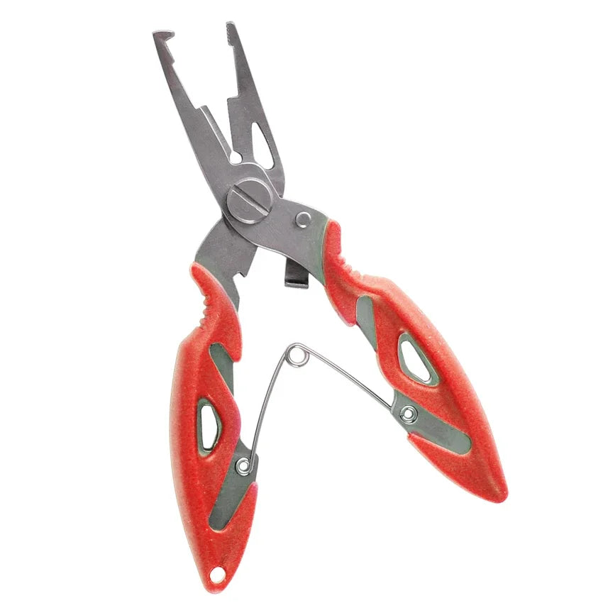 Multifunction Fishing Pliers Tools Accessories for Goods Winter Tackle Pliers Vise Knitting Flies Scissors Braid Set Fish Tongs - Acros