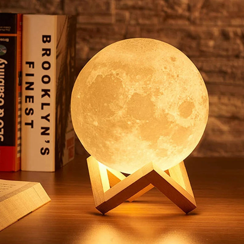 Book Light LED Moon Light Galaxy Light, Moon Night Light, Girl, Boy, Child Birthday Gift, Bedroom Decoration Indoor lighting - Acros