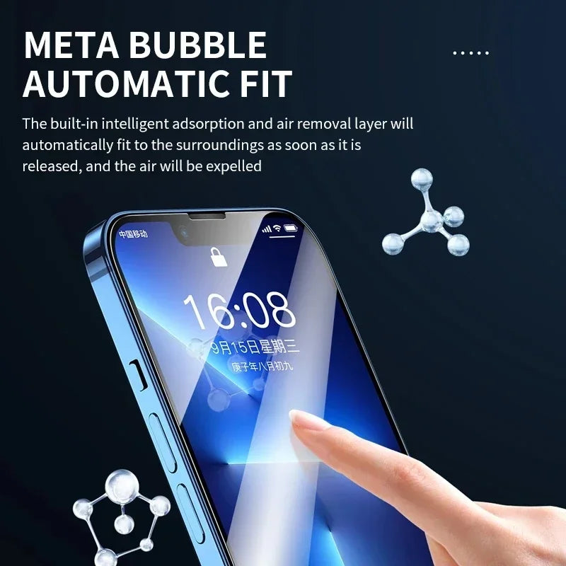 3Pcs Tempered Glass for iPhone 14 13 12 11 15 Pro Max Mini Screen Protector for iPhone 17 XR XS MAX 7 8 Plus 16 Protective Glass - Acros