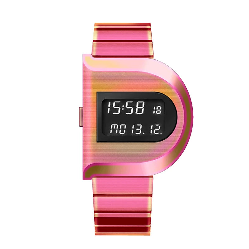 2026 New Watch 1970s-Modern Retro-"Code-D": Water Resistant 30M, Wrist Fit 135-205mm (5.3-8.0in) - Acros