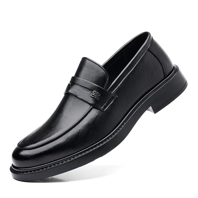 Male Shoes High Quality Fashion Men Business Shoes Italian Handmade Shoes Genuine Leather Loafers Slip-ons Men Casual Footwear - Acros