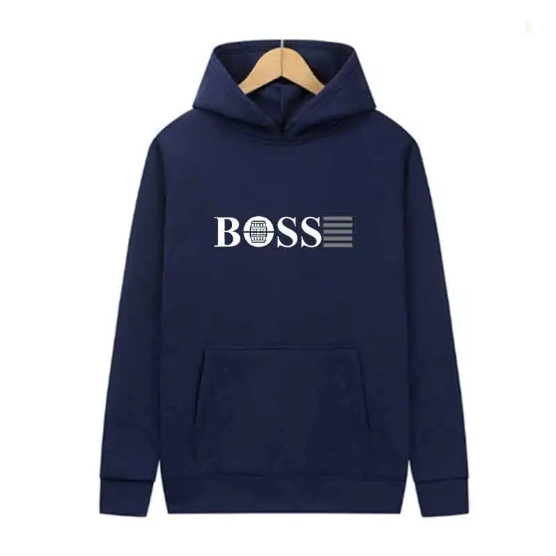 Hooded sweatshirt for outdoor sports and jogging Fashionable hooded tops men's casual street clothing Unisex clothing for spring - Acros