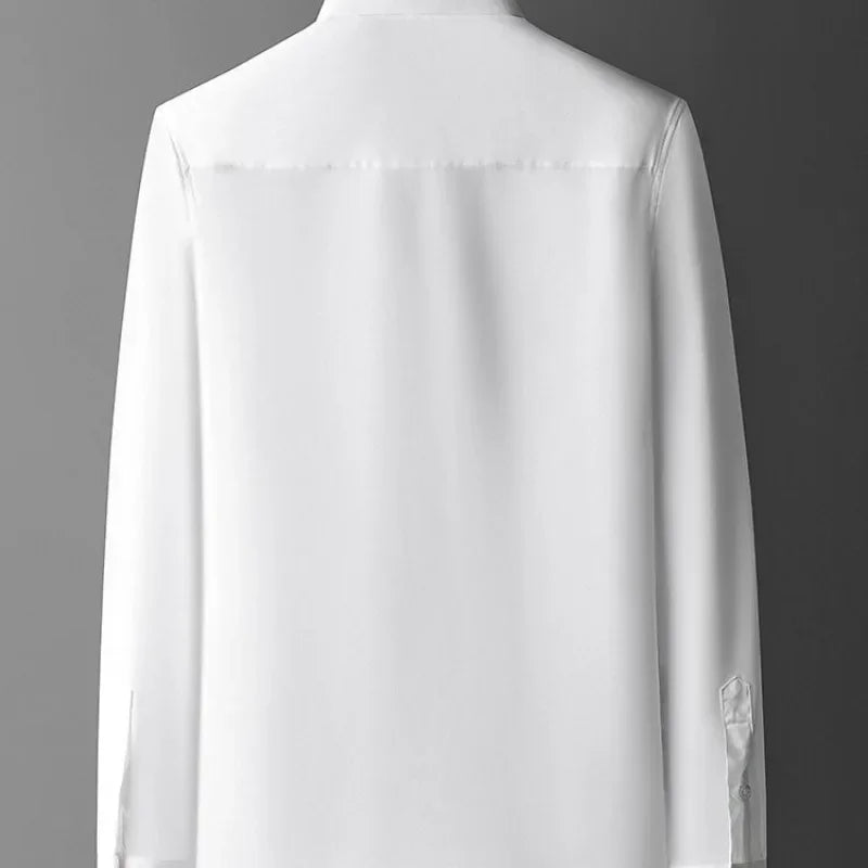 Ansoff men's long sleeve printed funny shirt with button-up design, featuring vibrant patterns and a stylish, high-quality look.