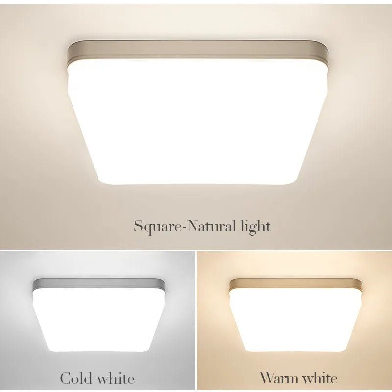 MARPOU Square Led ceiling lamp bedroom lighting Neutral white cold white warm white 48W 36W 24W 18W led ceiling light room - Acros