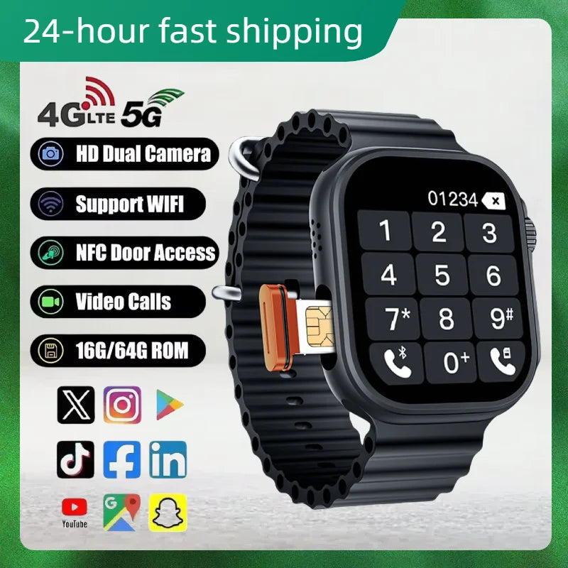 Ansoff BW9 Pro Smartwatch with black band, showing digital display with time, calling icons, and health tracking features.