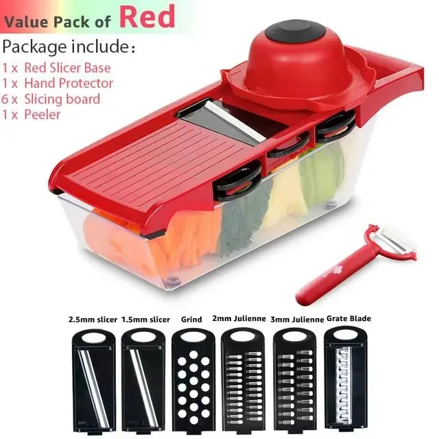 Vegetable Chopper Multifunctional Grater Cutter Kitchen Accessories Manual Fruit Slicer Potatos Shredders Cheese Onions Slicers - Acros