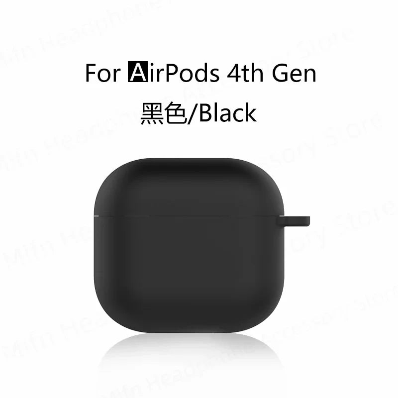 For AirPods 4th Accessories Case 2026 Soft Silicone Shockproof Protective Case For AirPod 4 with Active Noise Cancellation Cover - Acros