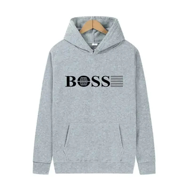 Hooded sweatshirt for outdoor sports and jogging Fashionable hooded tops men's casual street clothing Unisex clothing for spring - Acros