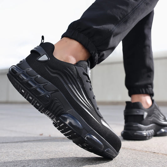 Ansoff men's work shoes with lightweight design, TPU sole, anti-shock and anti-stab features, suitable for all seasons.