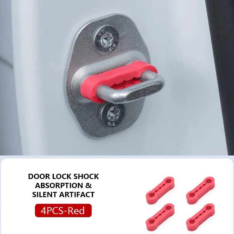 Ansoff SEAMETAL car door shock absorber cushion with soundproof and anti-vibration features, mounted on a car door in the image.