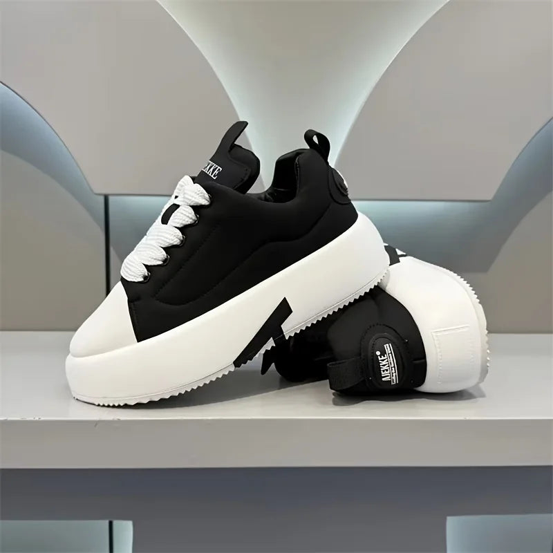 Ansoff men's slip-resistant casual shoes in solid color, designed for comfort, outdoor walks, and jogging.