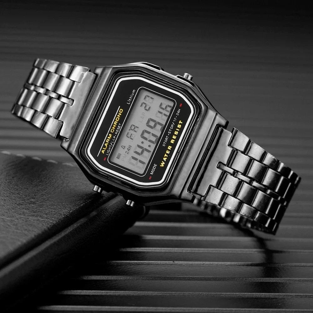 2025Digital Watches For Men Sports Waterproof Bracelet Clock Gold Electronice LED Wristwatch Women - Acros