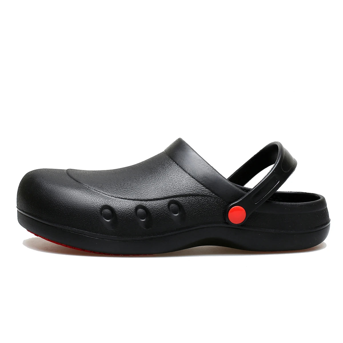 Steel Toe Safety Working Shoes Kitchen Restaurant Chef Shoes Industrial Work Nonslip Waterproof Rubber Sandals Big Size 3XL 4XL - Acros