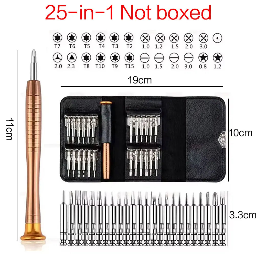 Precision Screwdriver Set, Laptop Tool Kit, 152/25 in 1 Professional Computer Screwdriver Repair Kit T5 T6 Torx Screwdriver - Acros