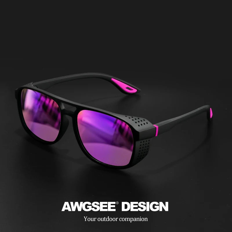 Professional Sports Sunglasses - Polarized Windproof UV400 for Cycling Running Outdoor Enthusiasts UV400 - Acros