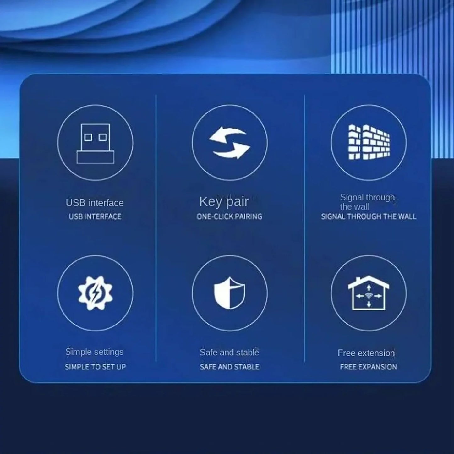 2.4G 300Mbps Wireless USB WiFi Repeater Extender WiFi Signal Amplifier Booster Long Range Wi-Fi Router Home Network Extension - Acros