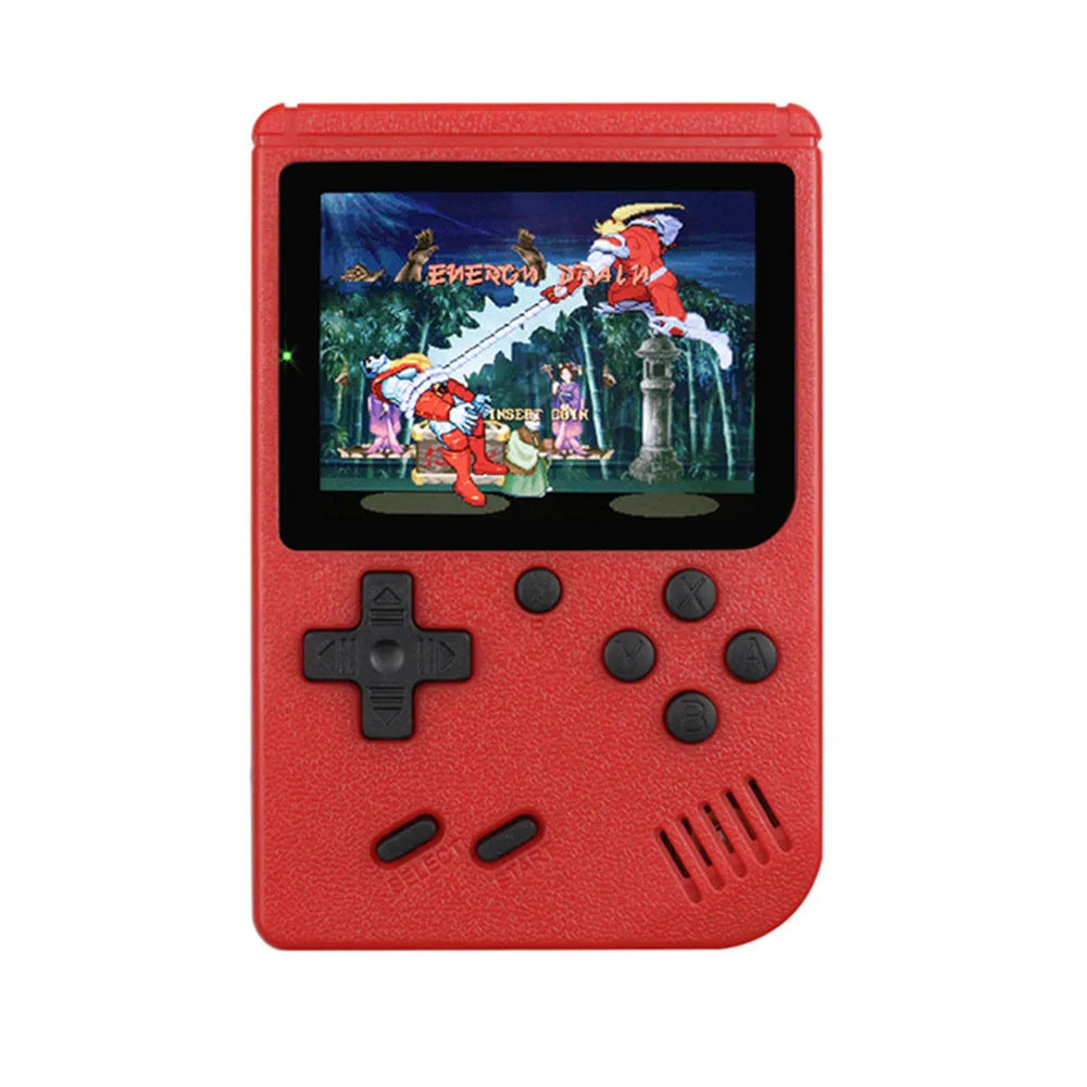 400 In 1 MINI Games Handheld Game Players Portable Retro Video Console Boy 8 Bit 3.0 Inch Color LCD Screen Games - Acros