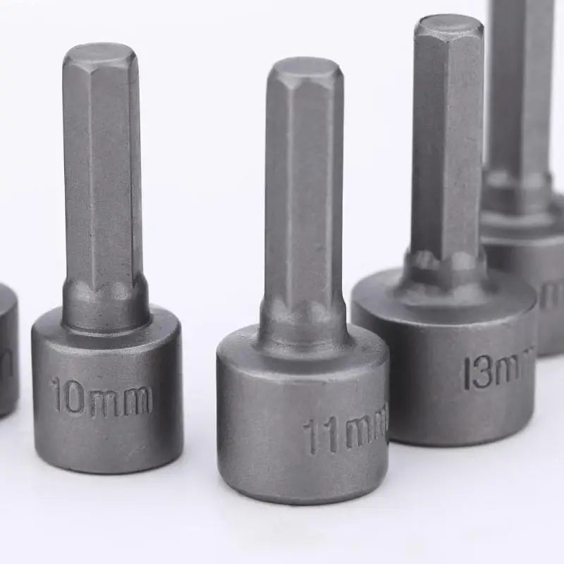 9pcs/set 5mm-13mm Hex Sockets Sleeve Nozzles Nut Driver Set Screwdriver Set Schroevendraaier Set Bits Sets Tools Socket Wrenches - Acros