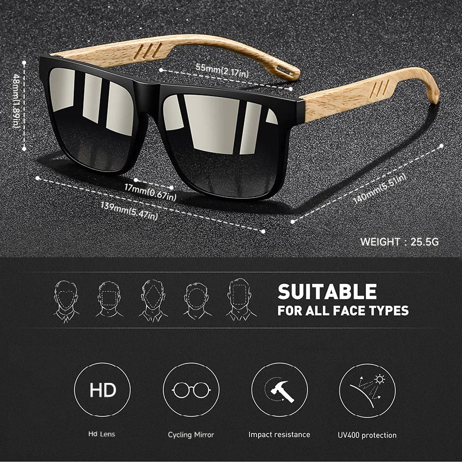 unisex Fashion Vintage Square Square Frame Sunglasses -  UV400 Eyewear - Acros