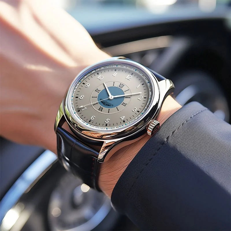 Top Brand Man Wristwatch Luxury Business Waterproof Men Watch For Men Quartz Clock Leather Men's Watches reloj Handsome 2025 New - Acros