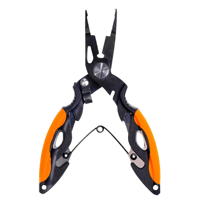 Multifunction Fishing Pliers Tools Accessories for Goods Winter Tackle Pliers Vise Knitting Flies Scissors Braid Set Fish Tongs - Acros