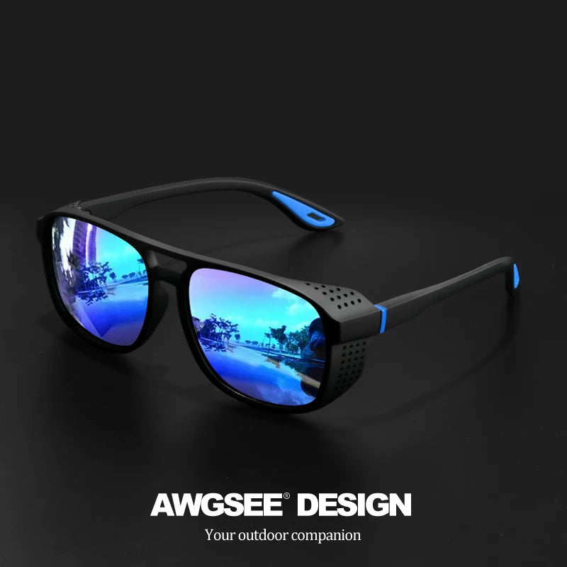 Professional Sports Sunglasses - Polarized Windproof UV400 for Cycling Running Outdoor Enthusiasts UV400 - Acros