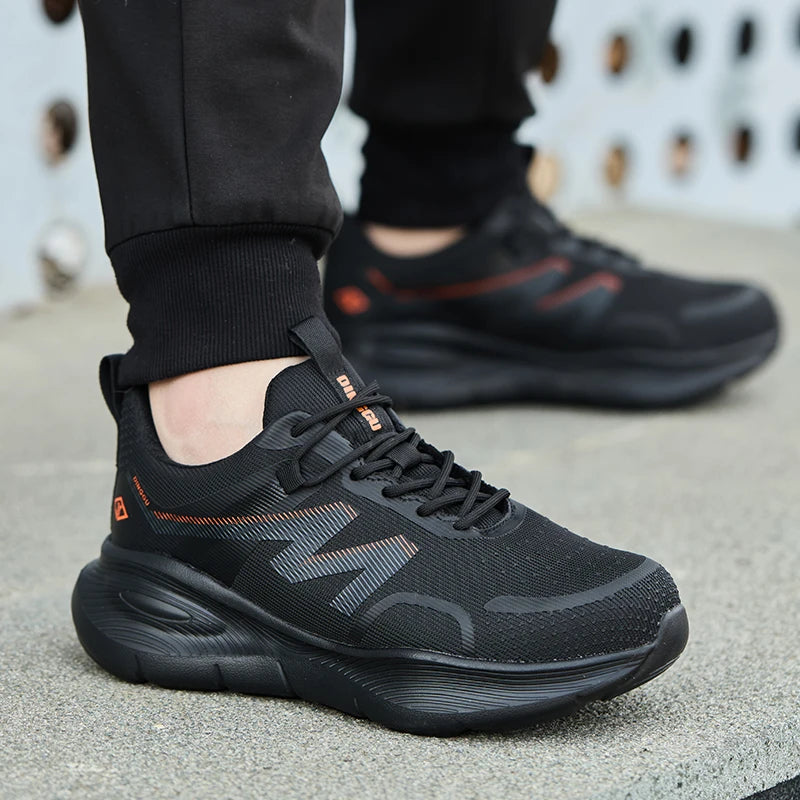 Work Sneakers Steel Toe Shoes Men Safety Shoes Puncture-Proof Work Shoes Fashion Indestructible Footwear Security light Shoes ﻿ - Acros
