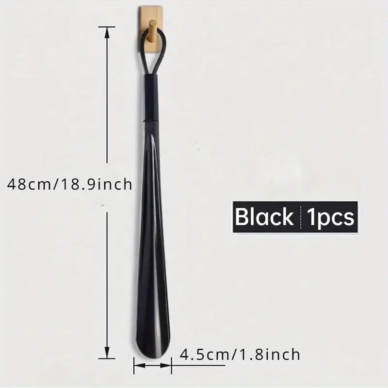 1pc Extra long flexible plastic shoe horns do not require bending durable shoe spoons for pregnant women wearing shoe assistants - Acros