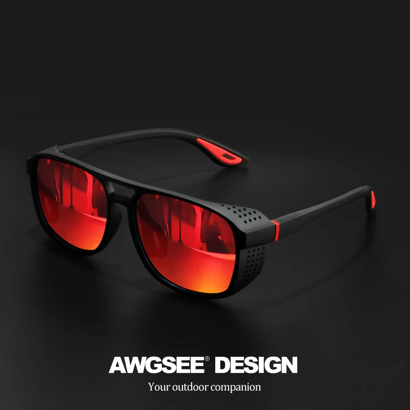 Professional Sports Sunglasses - Polarized Windproof UV400 for Cycling Running Outdoor Enthusiasts UV400 - Acros