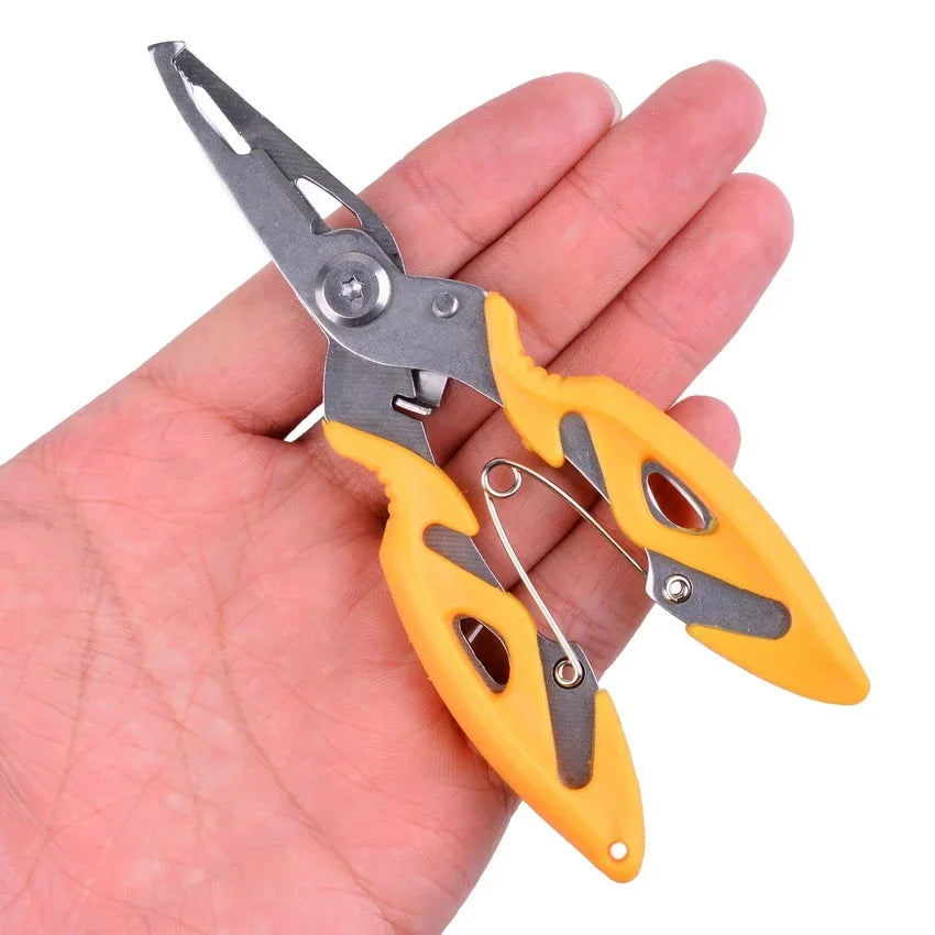 Multifunction Fishing Pliers Tools Accessories for Goods Winter Tackle Pliers Vise Knitting Flies Scissors Braid Set Fish Tongs - Acros