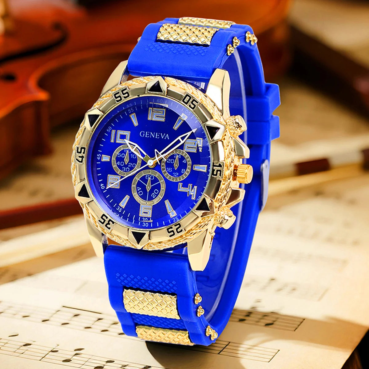 [Vintage Watch Set] 2pcs Men's Quartz Watch Set | Stainless Steel | Casual Watch | Business Watch | Silicone watch - Acros