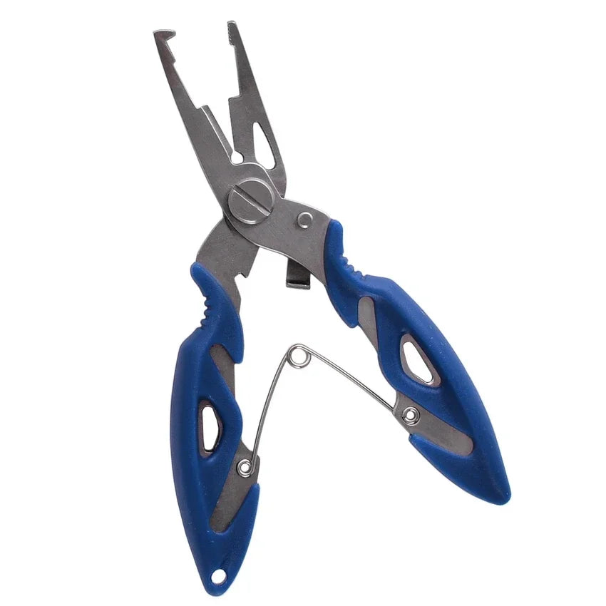 Multifunction Fishing Pliers Tools Accessories for Goods Winter Tackle Pliers Vise Knitting Flies Scissors Braid Set Fish Tongs - Acros