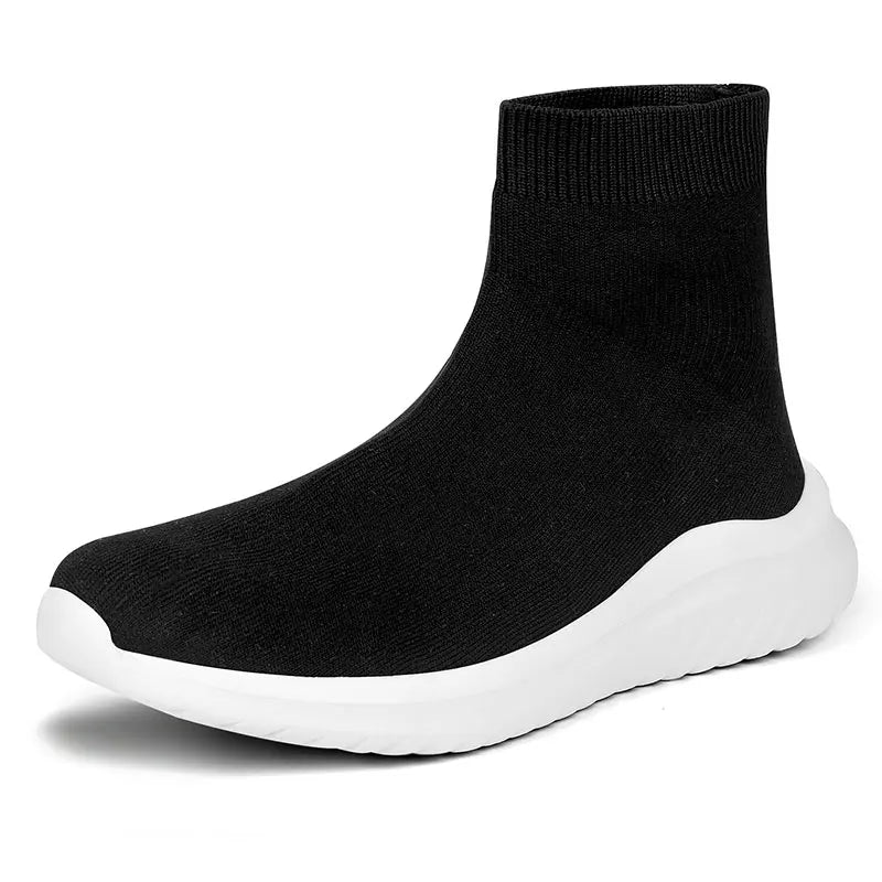 Men's and women's new high-top casual sports shoes walking flat ankle boots lovers non-slip shoes autumn and winter - Acros