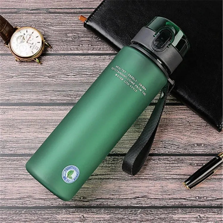 Ansoff BPA-free leak-proof sports water bottle in 400ml and 560ml, portable, high-quality, ideal for hiking and outdoor activities.