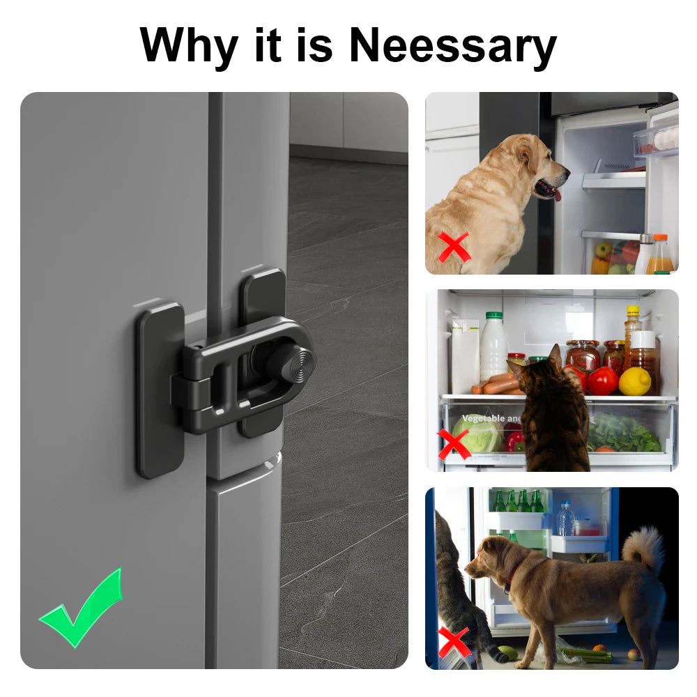 Ansoff fridge child lock with secure freezer and refrigerator door safety locks, ideal for child-proofing and oven safety.