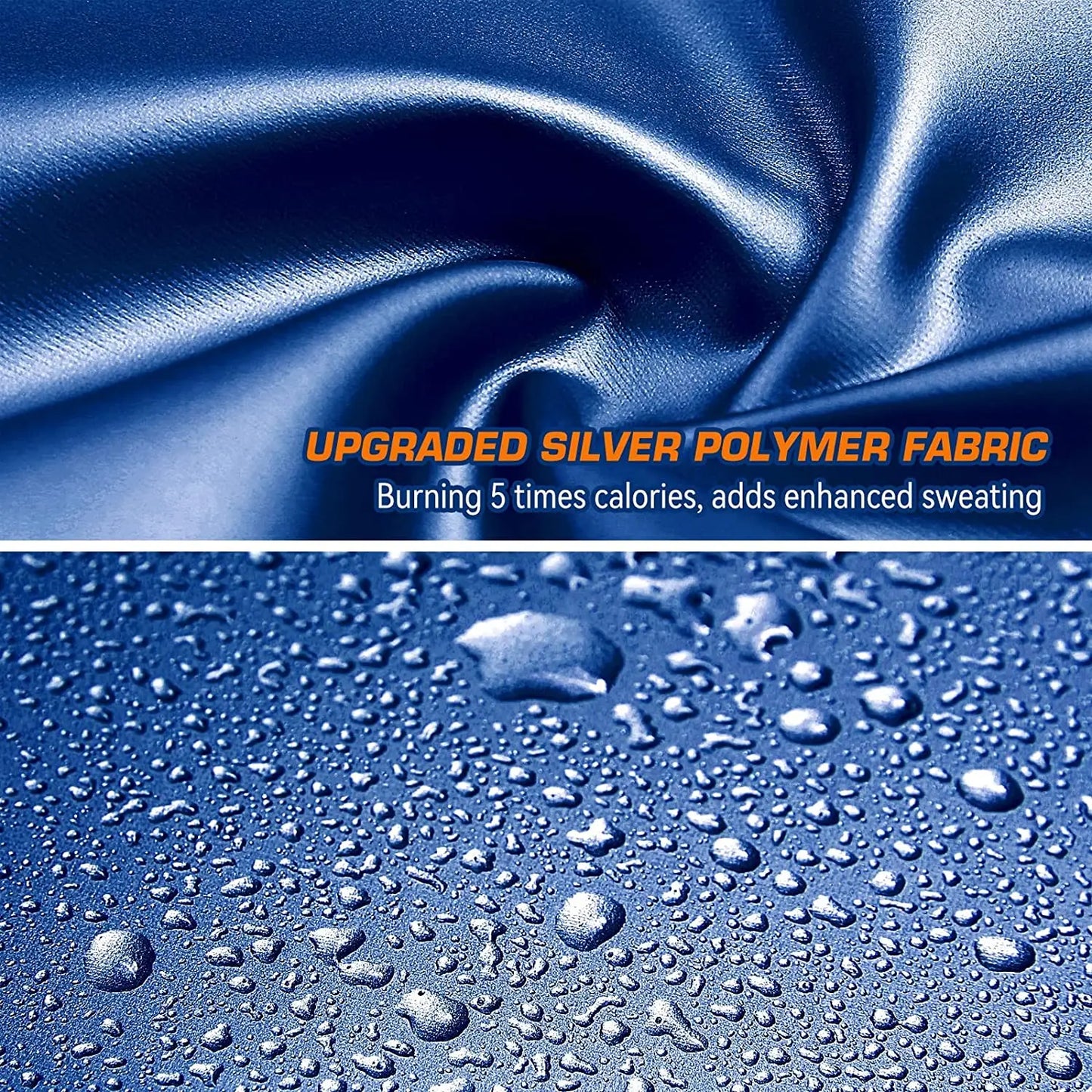 Sweat Vest Sauna Sweat Suit for Women Sauna Shirt Shapewear Blue - Acros