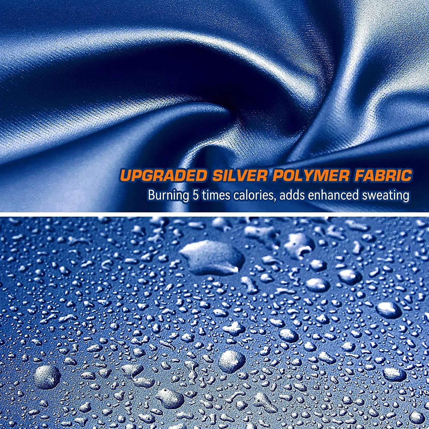 Sweat Vest Sauna Sweat Suit for Women Sauna Shirt Shapewear Blue - Acros